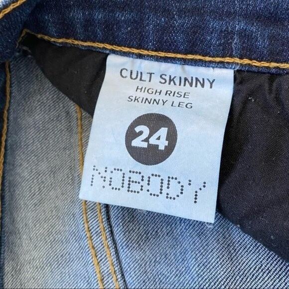 NOBODY Denim Cult Skinny High Rise Ankle Jeans Size 24 - Picture 5 of 12